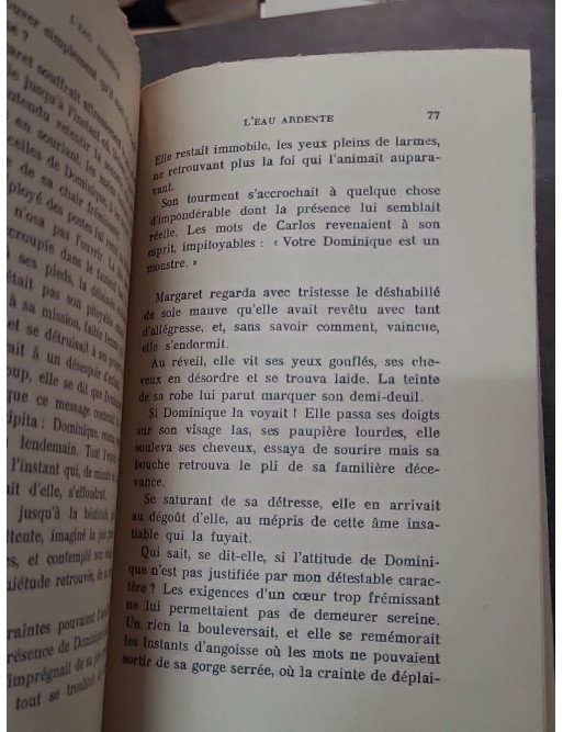 L'eau ardente de George-Day, un roman classique des Éditions du Dauphin