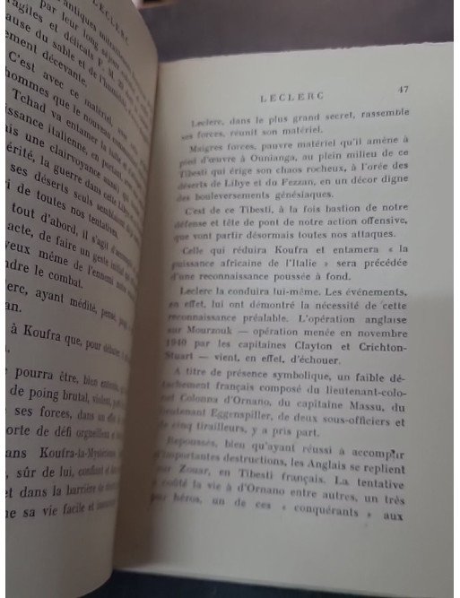 Leclerc : un roman biographique sur le Général par Jean d'Esme