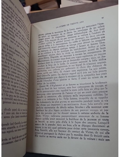 La Femme De Trente Ans : le roman classique d'Honore De Balzac