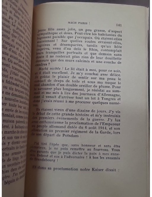 Nach Paris! par Louis Dumur : Plongez au coeur de ce roman historique