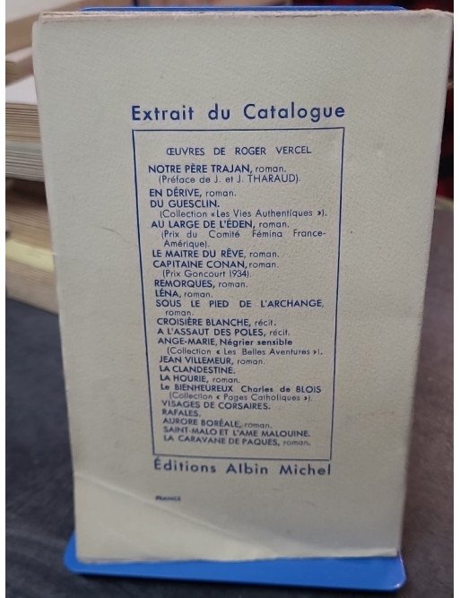 Rafales : Un roman publié aux éditions Albin Michel en 1949