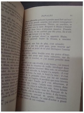 Rafales : Un roman publié aux éditions Albin Michel en 1949
