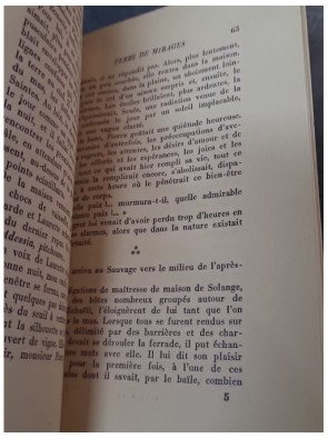 Terre de mirages par Annie Achard : Un roman des années 50