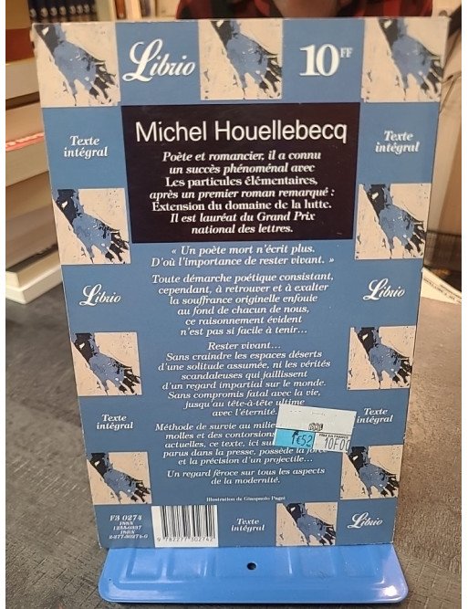 Rester Vivant Et Autres Textes par Michel Houellebecq : poésie et essais sur la modernité