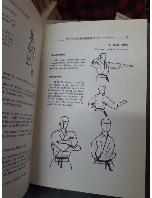 Technique du Karaté par Jacques Delcourt : méthode complète pour atteindre la ceinture noire