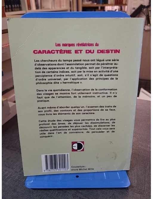 Les Marques révélatrices du caractère et du destin par J.Reatailleau & P.C. Jagot : L'art de lire sur le visage