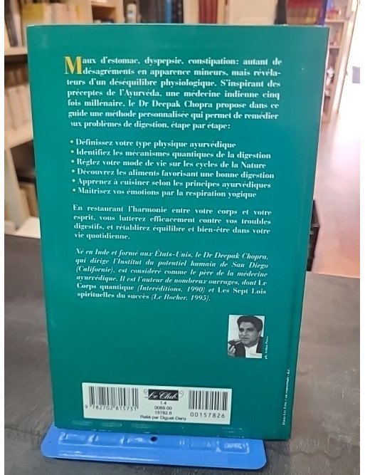 Digestion et bien-être par Deepak Chopra : vivre en harmonie avec son corps