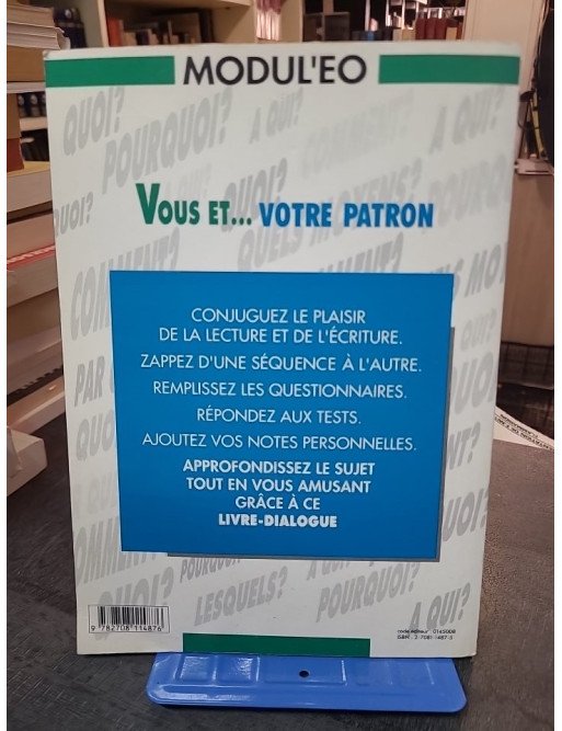 Vous et votre patron par Thomas Devers : relations au travail et gestion de carrière