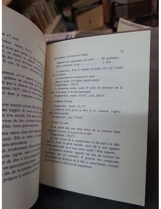 Comment prévenir et guérir la poliomyélite par Auguste Neveu : Traitement par le chlorure de magnésium