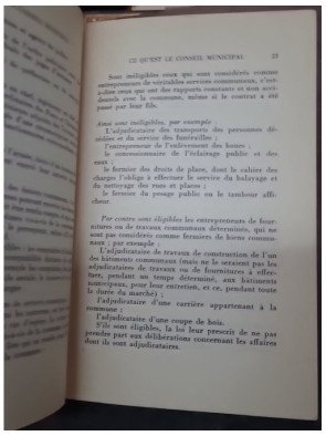 Le Conseil Municipal, Le Maire, Les Adjoints par Jean Fonteneau - Guide de la vie politique locale