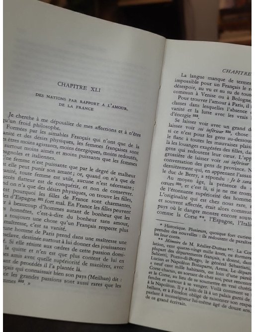 De l'Amour de Stendhal - Texte établi par Henri Martineau