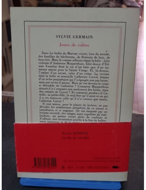 Jours de colère par Sylvie Germain