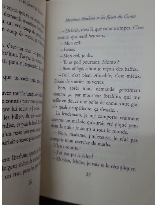 Monsieur Ibrahim et les Fleurs du Coran par Eric-Emmanuel Schmitt