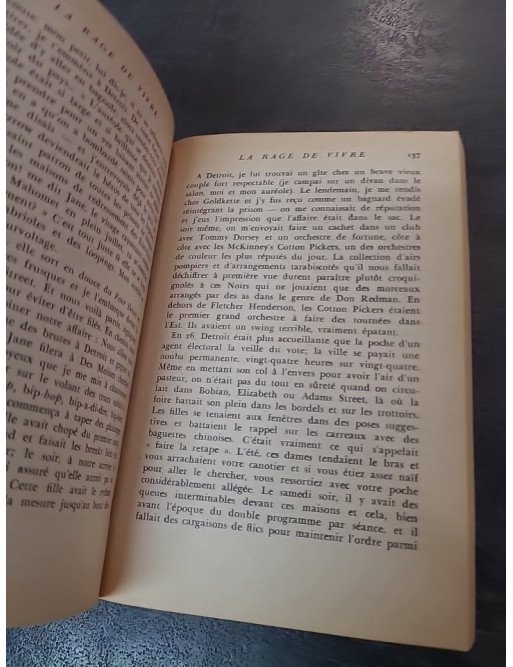 La rage de vivre par John O'Hara - Roman américain en livre de poche