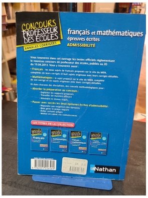 Annales CRPE 2014 - Admissibilité Français & Mathématiques par Janine Hiu et Daniel Motteau