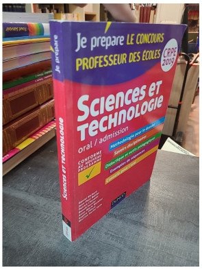 Sciences et technologie oral/admission - Professeur des écoles CRPE par Daniel Richard