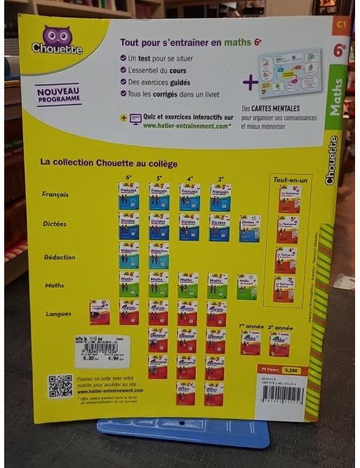 Maths 6e : Cahier d'entraînement et de révision par G. Bonnefond, D. Daviaud, B. Revranche