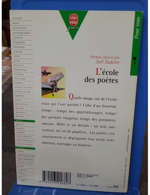 L'École des poètes : un recueil de poèmes de Joël Sadeler pour la jeunesse