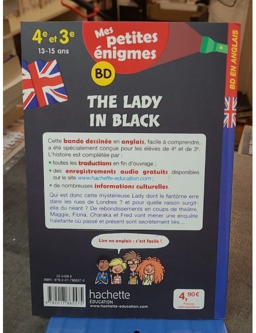 The Lady in black, Mes petites énigmes 4e/3e - Cahier de vacances 2022 de Joanna Le May