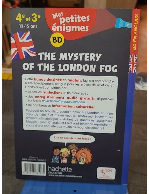 The Mystery of the London Fog, Mes petites énigmes 4e/3e - Cahier de vacances 2022 de Joanna Le May