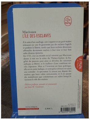 L'île des esclaves de Pierre de Marivaux