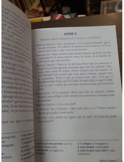 L'Avare de Molière - Édition Bibliocollège