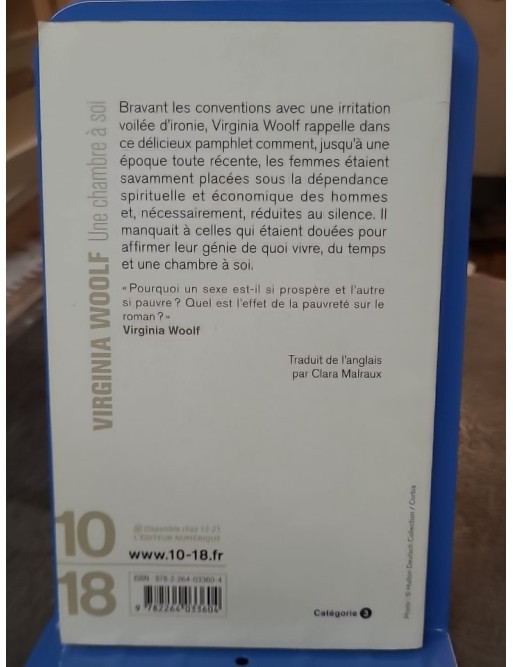 Une chambre à soi - L'essai féministe de Virginia Woolf