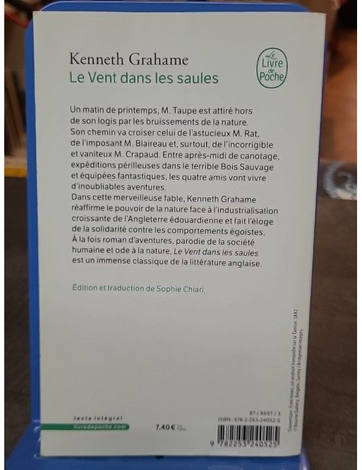 Le Vent dans les saules : le classique de Kenneth Grahame sur l'amitié et la nature
