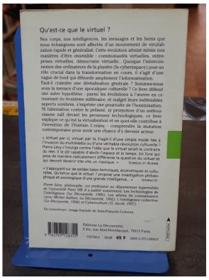 Qu'est-ce que le virtuel ? : un essai de Pierre Lévy sur l'impact des technologies