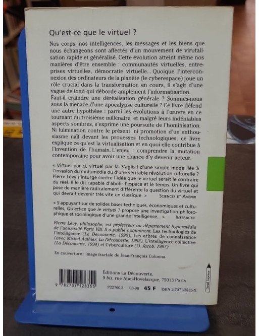 Qu'est-ce que le virtuel ? : un essai de Pierre Lévy sur l'impact des technologies
