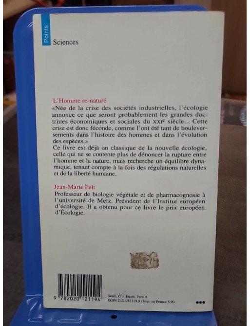 L'Homme re-naturé : essai sur l'écologie par Jean-Marie Pelt