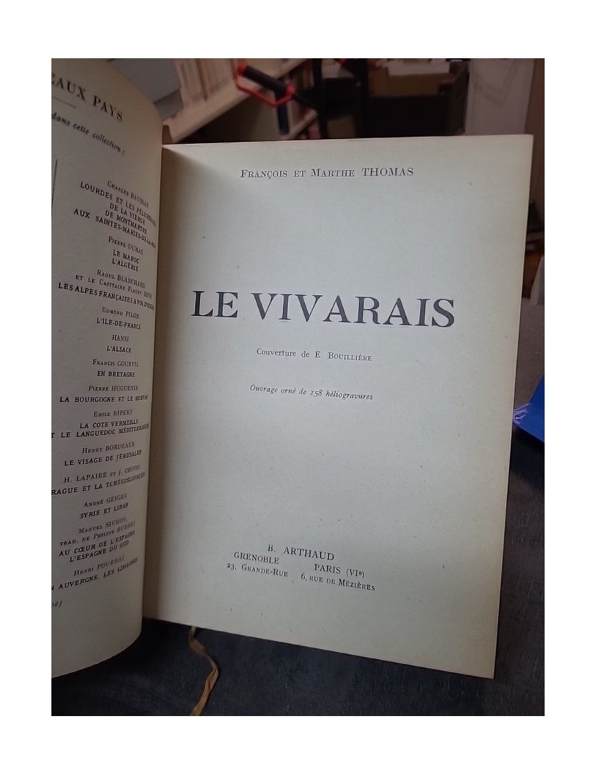 Le Vivarais - Récit de Voyage par François et Marthe Thomas