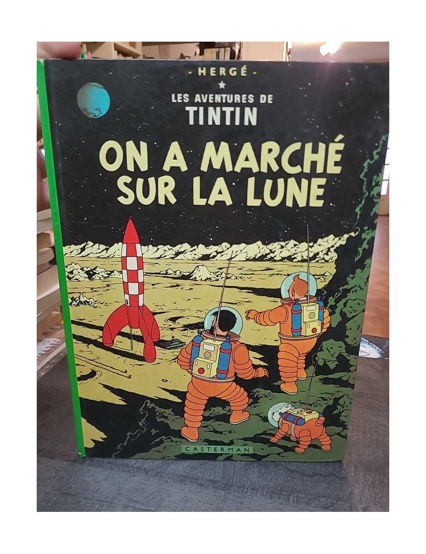 On a marché sur la lune - Bande dessinée de Hergé - Les aventures de Tintin