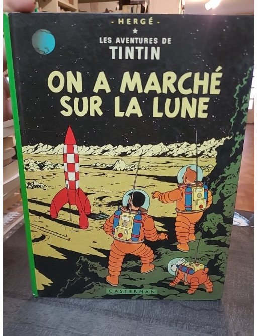 On a marché sur la lune - Bande dessinée de Hergé - Les aventures de Tintin