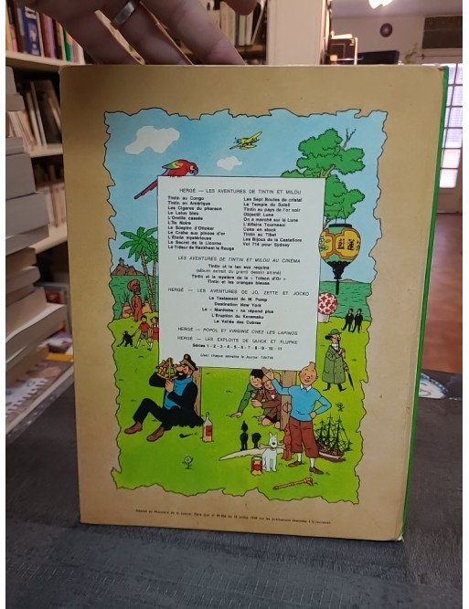 On a marché sur la lune - Bande dessinée de Hergé - Les aventures de Tintin