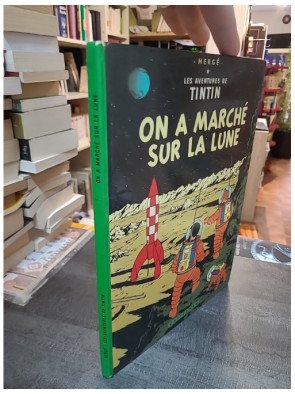 On a marché sur la lune - Bande dessinée de Hergé - Les aventures de Tintin