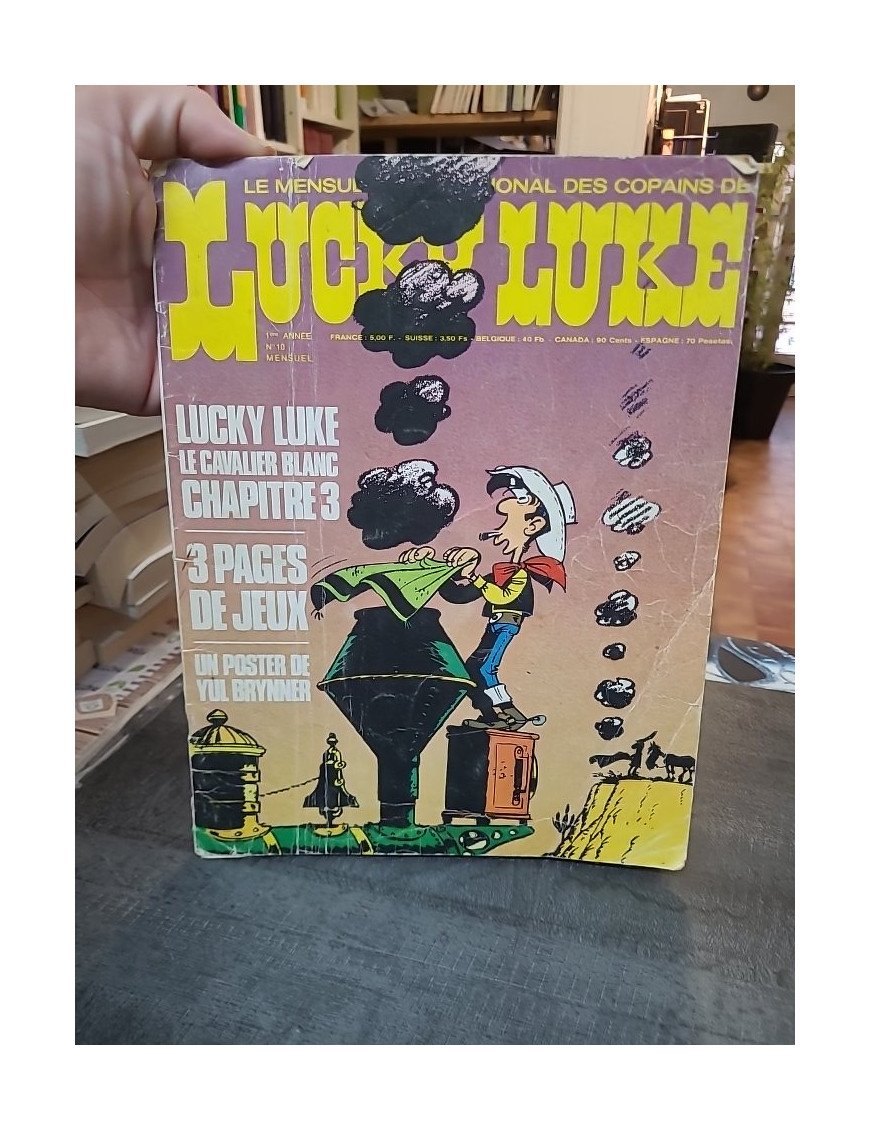 Mensuel de Lucky Luke n°10 par Goscinny et Morris - BD et western