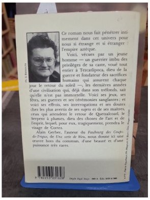 Le Jade et l'Obsidienne de Alain Gerber - Roman d'aventure et de voyage
