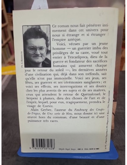 Le Jade et l'Obsidienne de Alain Gerber - Roman d'aventure et de voyage