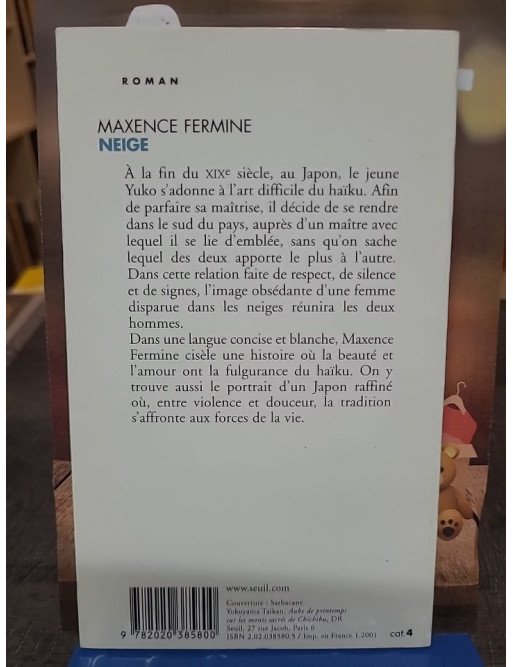 Neige de Maxence Fermine - Le roman poétique entre haïku et sérénité japonaise