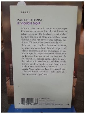 Le Violon noir - Roman poétique et envoûtant de Maxence Fermine