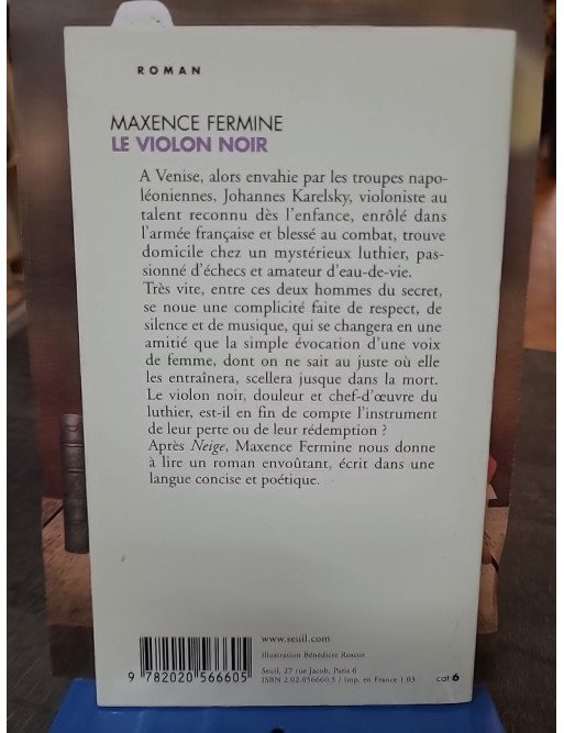 Le Violon noir - Roman poétique et envoûtant de Maxence Fermine