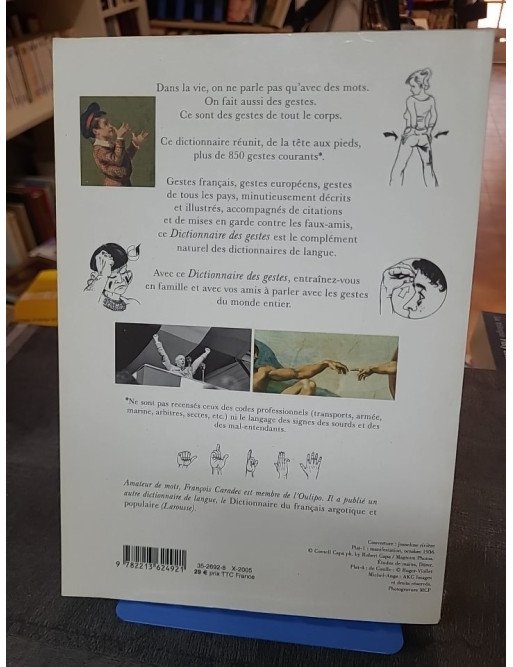 Dictionnaire des gestes - Attitudes et mouvements expressifs en usage dans le monde entier par François Caradec