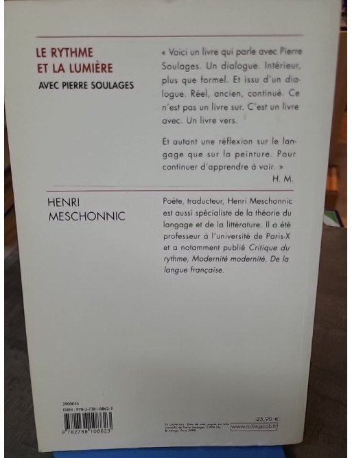Le Rythme et la Lumière - Henri Meschonnic