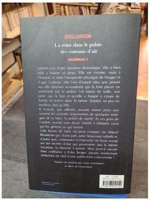 La reine dans le palais des courants d'air (Millénium 3) par Stieg Larsson