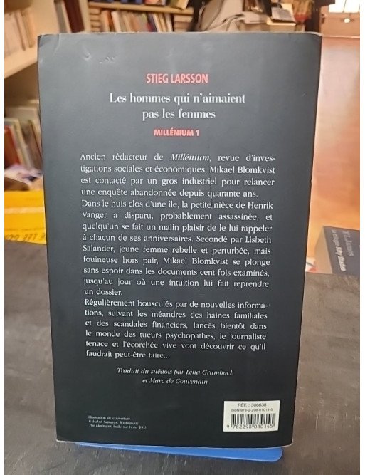 Les Hommes Qui N'Aimaient Pas Les Femmes (Millénium 1) par Stieg Larsson