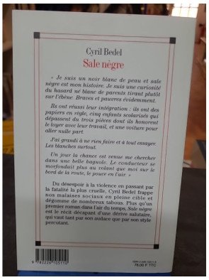 Sale Nègre de Cyril Bedel