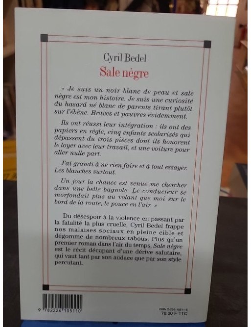 Sale Nègre de Cyril Bedel