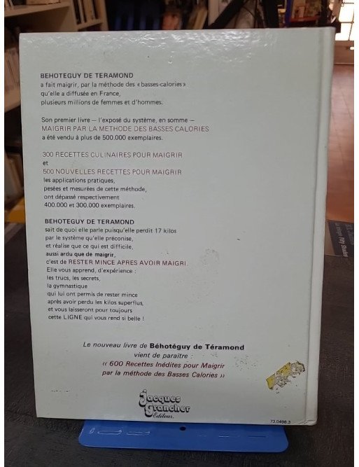 Restez Mince Apres Avoir Maigri : Un guide pratique de Bahoteguy De Teramond