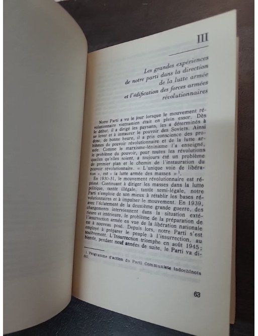 Guerre du peuple, armée du peuple par le Général V. N. Giap - Stratégie militaire vietnamienne
